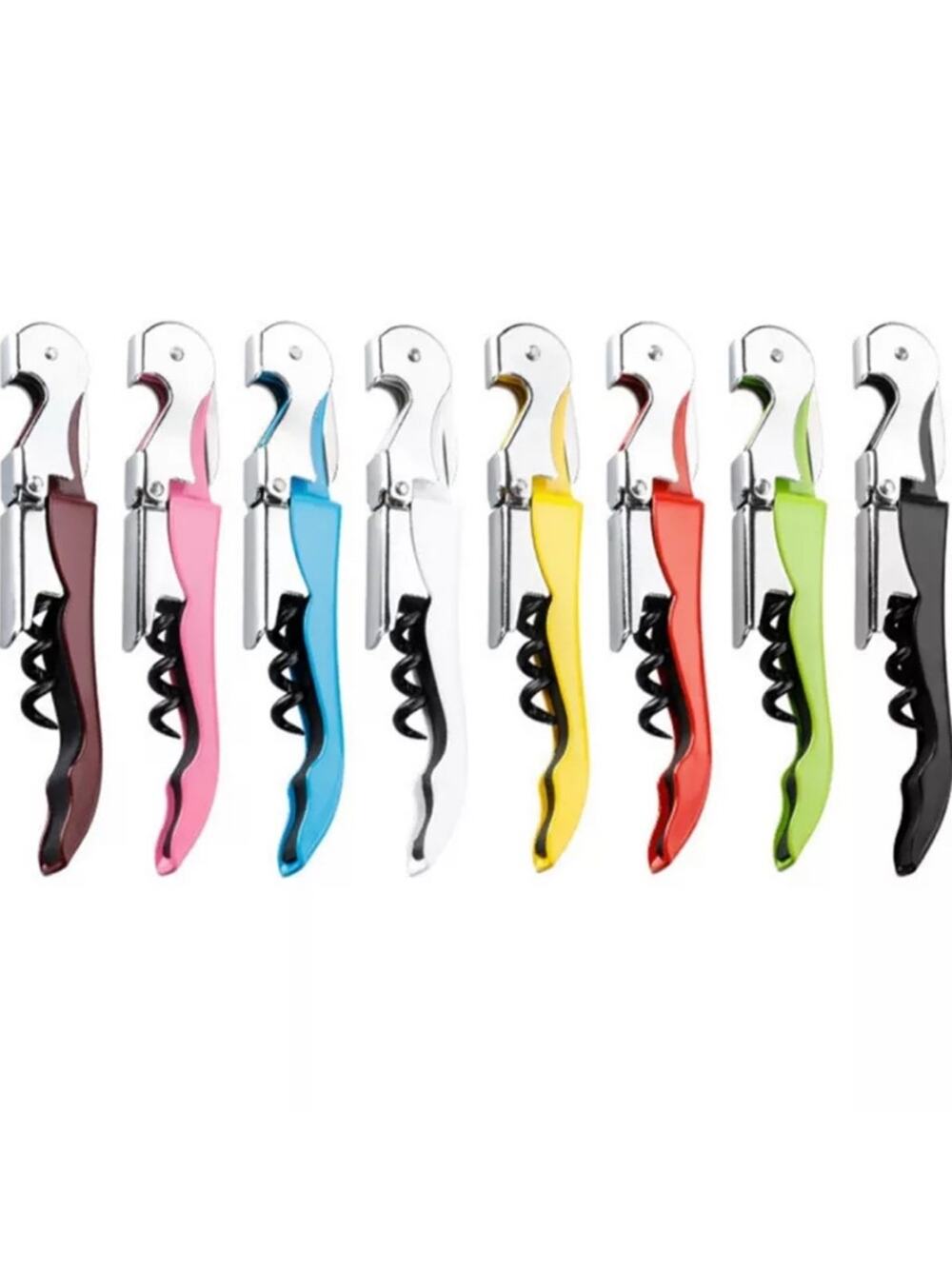 NEW yellow multifunction stainless steel wine cork screw bottle opener key 194